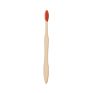 Packaging Wave Handle Multiple Colors Customized Logo Independent Eco Friendly Bamboo Toothbrush Pack