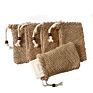 Plastic Free Eco Friendly Zero Waste Organic Natural Sisal Bamboo Loofah Linen Bath Shower Body Bath Scrub Exfoliating Mitt