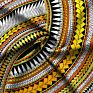 Polynesian Samoan Tribal Design Digital Printing 100% Polyester Fabric