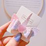 Princess for Girls Bling Glitter Hair Clip Angel Wings Little Girl Headdress Princess Baby Unicorn Hairgrips