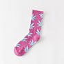 Professional Colorful Tube Sports Socks Bamboo Maple Leaf Socks Design Hemp Weed Leaf Socks