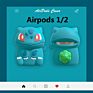 Protective for Airpods Cover 1 2 3D Lovely Pokemon Design Shockproof Silicone for Airpods Cases Pro for Apple Air Pod