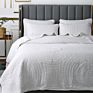 Quilts Bedding Bedspreads Customized Logo Luxury Embroidery Bedspreads Sets Colcha 100% Cotton Home Goods Cotton Bedspread