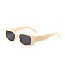 Rectangle Clear Shades Smart Unisex Uv400 Retro Steampunk Luxury Sunglasses