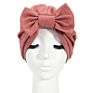 Retro Bow-Knot Knotted Headwraps for Women African Turban Pre-Tied Beanie