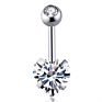 Sieyeay Stainless Piercings Button Belly Body Jewelry Navel Ring