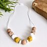 Silicone Teething Jewelry Baby Bpa Free Chewable Infant Necklace