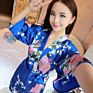 Silk Long Sets Kimono Robe Women