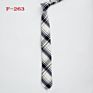 Skinny 6Cm Adult Neck Tie Black Navy Narrow Classic Neck Ties Plaid Cotton Ties