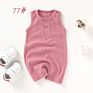 Sleeveless Short Romper Organic Cotton Onesie Baby Clothes
