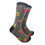 Socksmate 3D Print Dollars Food Men Cotton Colorful Pizza Performance Aliens Poker Black Sheers Cashmere Socks