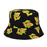 Spring and Outdoor Leisure Couple Fisherman Hat Colorful Fruit Printing Double-Sided Sun Hat
