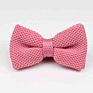 Style Men Women Soild Color Knit Bowtie Adjustable Double Deck Butterfly Bowties Designer Knitting Dress Knitted Bow Tie