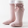 Thin Hollow High Tube Long Baby Kids Sweet Style Bow Socks Newborn Knee Girl Stocking