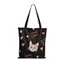 Unicorn Shopping Bag for Women Unisex Pink Foldable Oversized Eco Bag Creative Idea Girl's Gift College Book Tote Bag