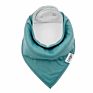 Unisex 8-Pack Gift Set 100% Organic Cotton Plain Color Triangle Absorbent Baby Bandana Drool Teething Bibs