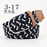 Unisex Multiple Option Stretch Belt Braided Elastic Stretch Fabric Belt Casual Weave Canvas Woven Belt