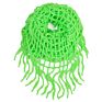 Women Solid Colour Warm Knit Loop Scarf with Fringe Tassel Infinity Scarf Cashmere Circle Collar