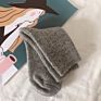 Women Warm Socks Solid Color Knit Soft Camel Wool Socks in Packaging