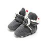 Wonbo Infant Newborn Baby Girls Cotton Shoes Cozy Fleece Booties Non Skid Bottom Newborn Shoes Baby Shoes