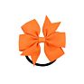 Zn Colorful Ribbon Hair Bows Girls Baby Children Elastic Hair Rope Hair Accessories