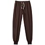 100%Cotton Workout Fitness Joggers Sweatpants Elastic Waist Plain Mens Sport Pants