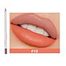 16-Color White Price Cosmetic Lip Pencil Waterproof Lip Liner Pencil Private Label