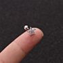 1 Pcs Piercing Earrings for Women Jewelry Broncos Heart Moon Star Stud Earrings Initial Ear Cartilage Earrings