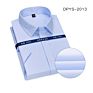 25 Short Sleeve Options 100% Cotton Rts Men's Business Formal Shirt Non Iron Dress Shirt for Men