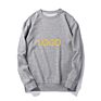 280 Gsm Women Crew Neck Sweater French Terry Blank Hoodies & Sweatshirts Organic Cotton Unisex Plain Crewneck Sweatshirt