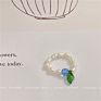 34 Models Vintage Handmade Irregular Geometric Adjustable Stacking Freshwater Baroque Pearl Beaded Heart Elastic Ring Women Girl