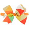 6" Big Baby Girls Colorful Grosgrain Ribbon Hair Bows Headbands Cute Elastic Headwrap for Girls Hair Accessories