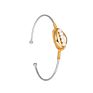 Adjustable Gold Freshwater Pearl Nature Stone Shell Crystal Cuff Bangles & Bracelets Women Girl Wedding Bridesmaid Gift Jewelry