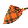 Adjustable Pet Washable Triangle Plaid Pet Bandanas Dog Scarf Bandana