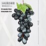 Artificial Grape Bunch Fake Grapes Vine Plastic Raisins Leaf Rattan Fruit Props Indoor Ceiling Decor Grape Leaves Artificial