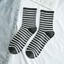 Autumn and Socks Women's Classic Stripe Tube Socks Japanese Department College Wind Breathable Cotton Socks