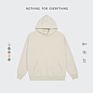 Autumn Pullover Plush Hoodie Printed Logo Street Men's and Women's Color Drop Shoulder Hoodie