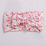 Baby Fruit Prints Soft Nylon Headbands Floral Bows Wide Turban Head Wraps Children Girls Hair Accessories