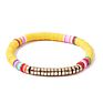 Bohemia Hawaii Beach Style Stack Disc Spacers Polymer Clay Bracelet