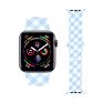 Buffalo Plaid Printed Strap for Apple Watch Bands Silicone, Replacement Designer Sports Band for Iwatch Bands 41Mm 45Mm