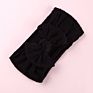 Cable Knit Bows Nylon Headbands Wide Knot Bow Nylon Head Wraps
