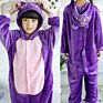 Children Autumn and Cartoon Animal Conjoined Pajama Toilet Version of Children's Home Flannel Pajama