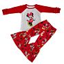 Children Baby Girls Newborn Moody Boutique Clothing Tie Dye Sets Kids Bleaching Leopard Bell-Bottomed Pants Fashionable Outfit