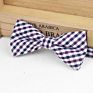 Classical Men's Bow Tie Plaid Striped Flexible Bowtie Smooth Necktie Soft Matte Butterfly Decorative Pattern Color Ties
