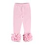 Cotton Toddler Infant Boutique Clothes Ruffle Baby Girls Pants Leggings Infant Icing Leggings Solid Color Casual Pants