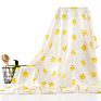 Customized Printing 70% Bamboo 30% Cotton Muslin Baby Swaddle Blanket Newborn Baby Muslin Swaddle
