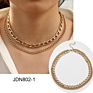 Design Jewelry Gold Metal Key Lock Chain Necklace Charm Multilayer Statement Lock Pendants Necklaces
