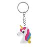 Diy Cute Fairytale Pvc Unicorn Keychain Multi-Style Horse Key Rings Holder Alloy Key Chain for Woman Girls Gift Jewelry