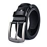 Drop Shipping Men Classic Vintage Pin Buckle Luxury Strap Cow Genuine Leather Belt