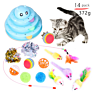 Eco-Friendly Cat Toy Tunnel Interactive Colorful Cat Toy Set Foldable Tunnel Pet Cat Toy